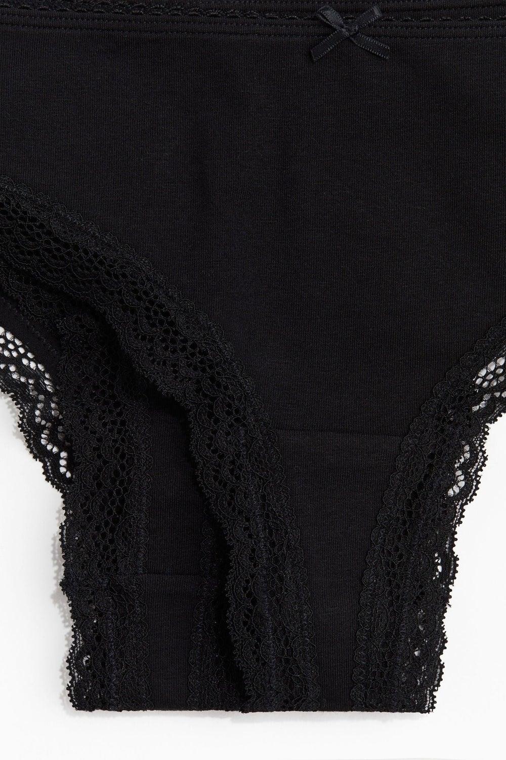 5-pack Brazilian briefs with lace trims - Image 1