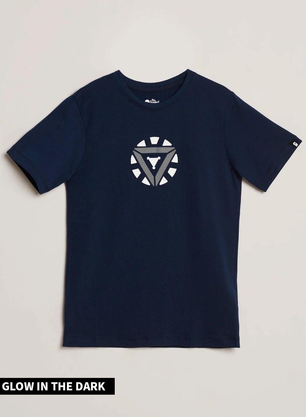 Iron Man Arc Reactor Glow in the Dark T-Shirt - Image 1