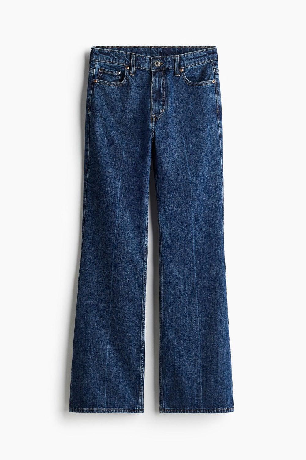 Bootcut High-Waist Jeans in Cotton Denim - Image 1