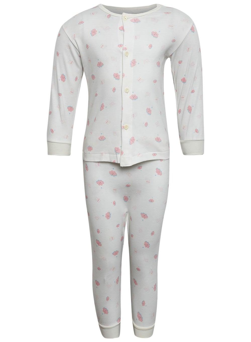 Babies 2 Pc Nightwear Pyjama Set - Image 1