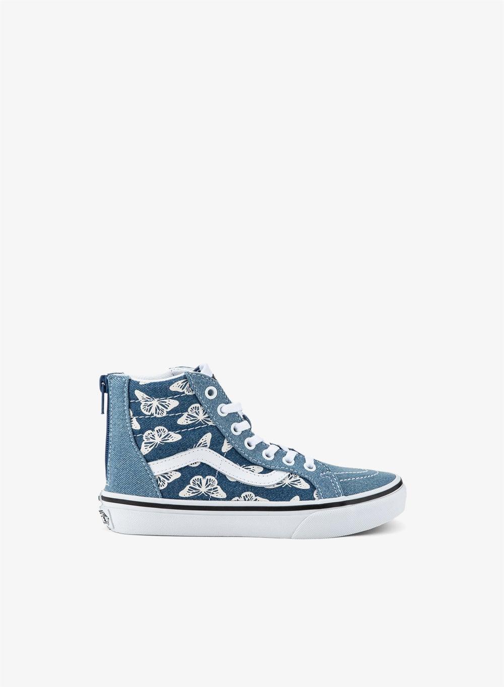 Kids' Sk8-Hi Zip Denim High-Top Shoes - Image 1
