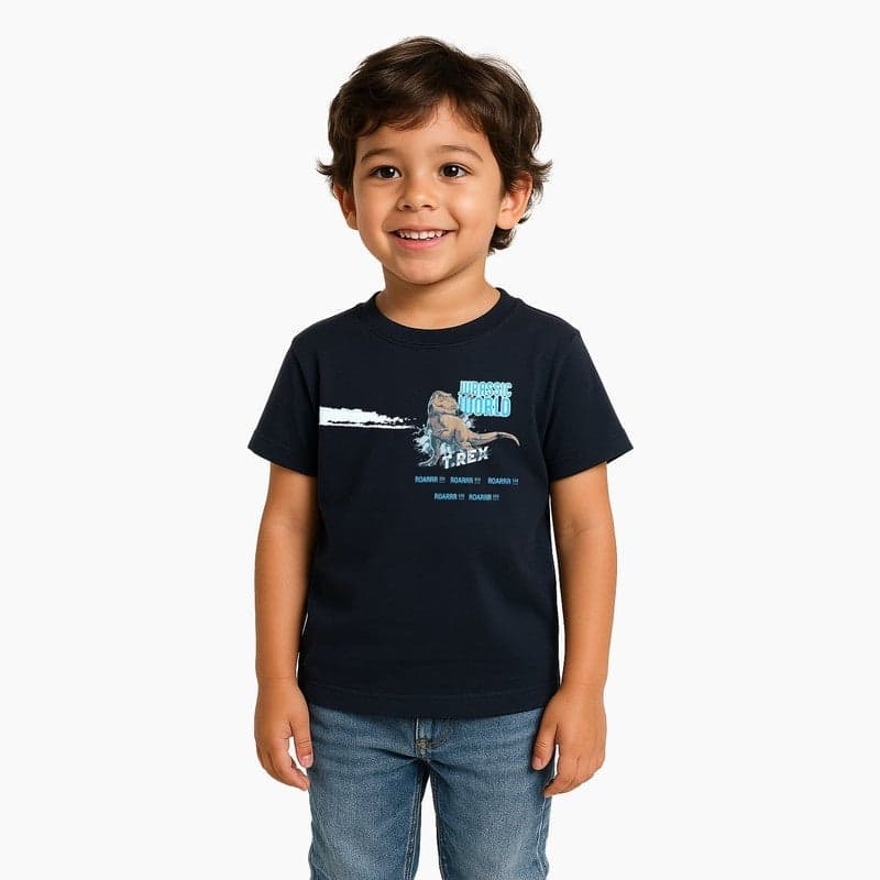 Jurassic World Kids Boy's Short Sleeve Graphic T-Shirt - Image 1