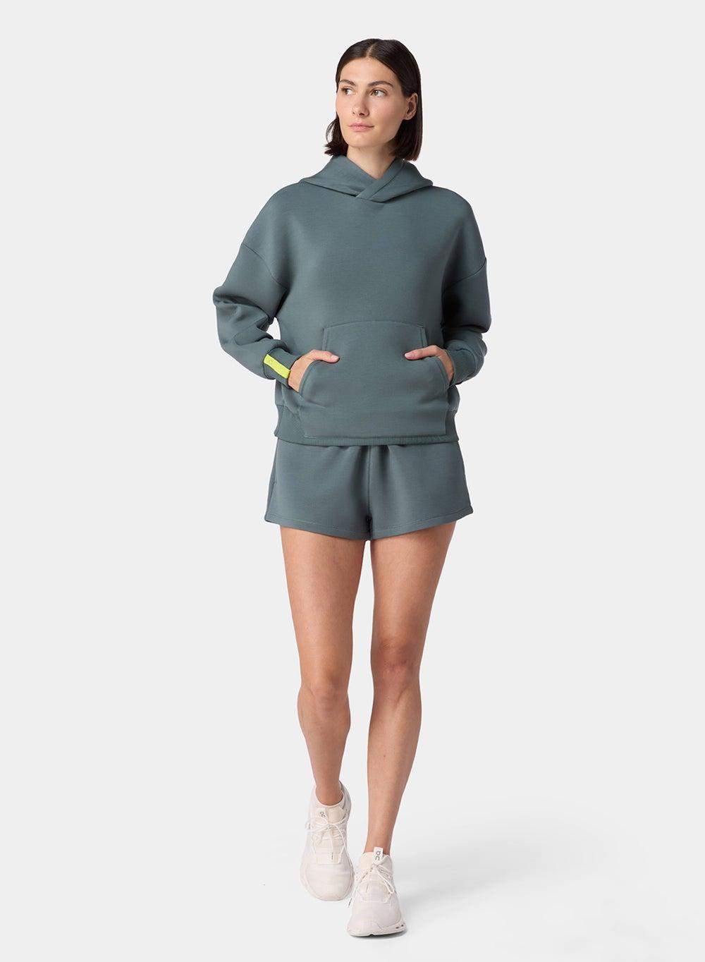 NeoTech Spacer Cropped Hoodie for Workout Comfort - Image 1