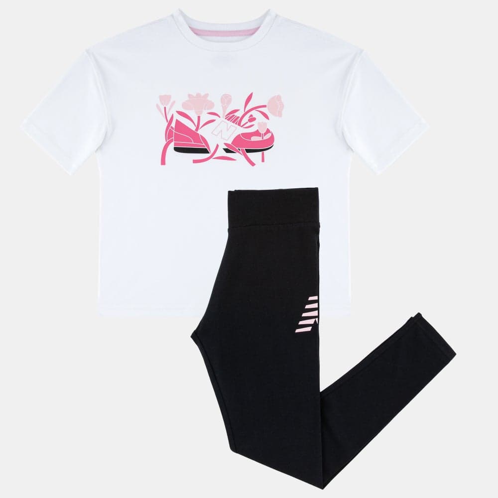 Kids' CDL Graphic Tee and Leggings Set - Image 1