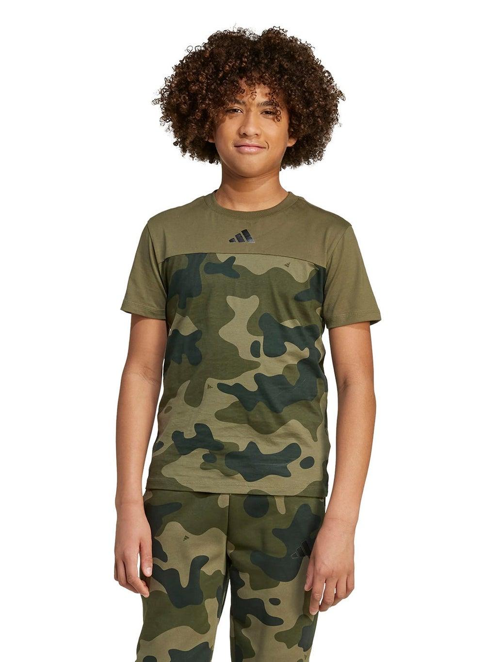 Youth Seasonal Essential Camo T-Shirt for Kids - Image 1