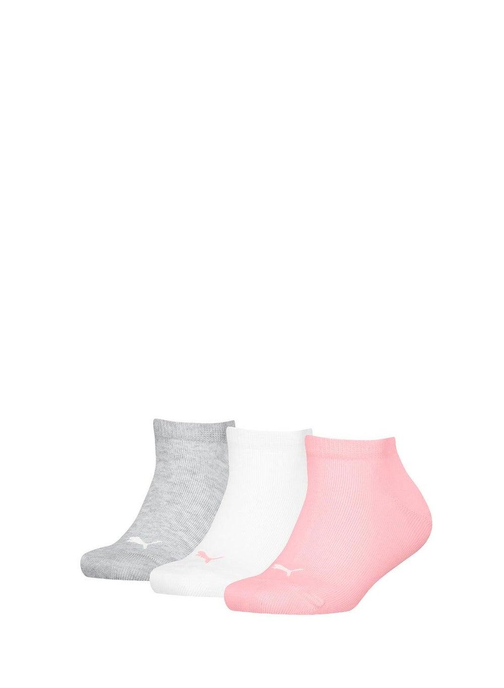 Youth 3 Pack Plain Ankle Sneaker Socks - Image 1