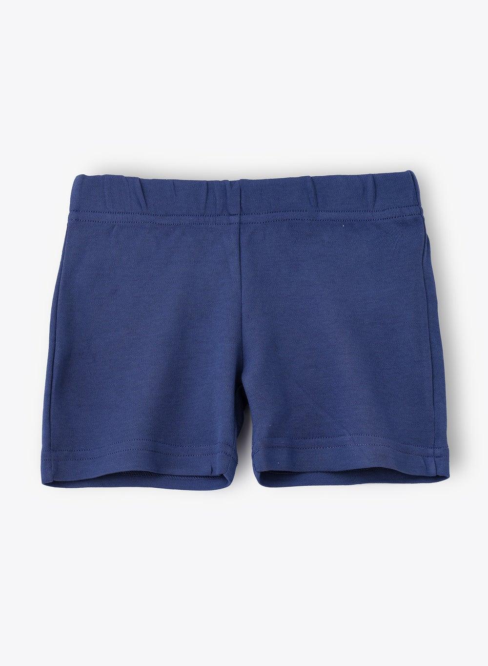 Boys' Navy Blue Cotton Pull-On Casual Shorts - Image 1