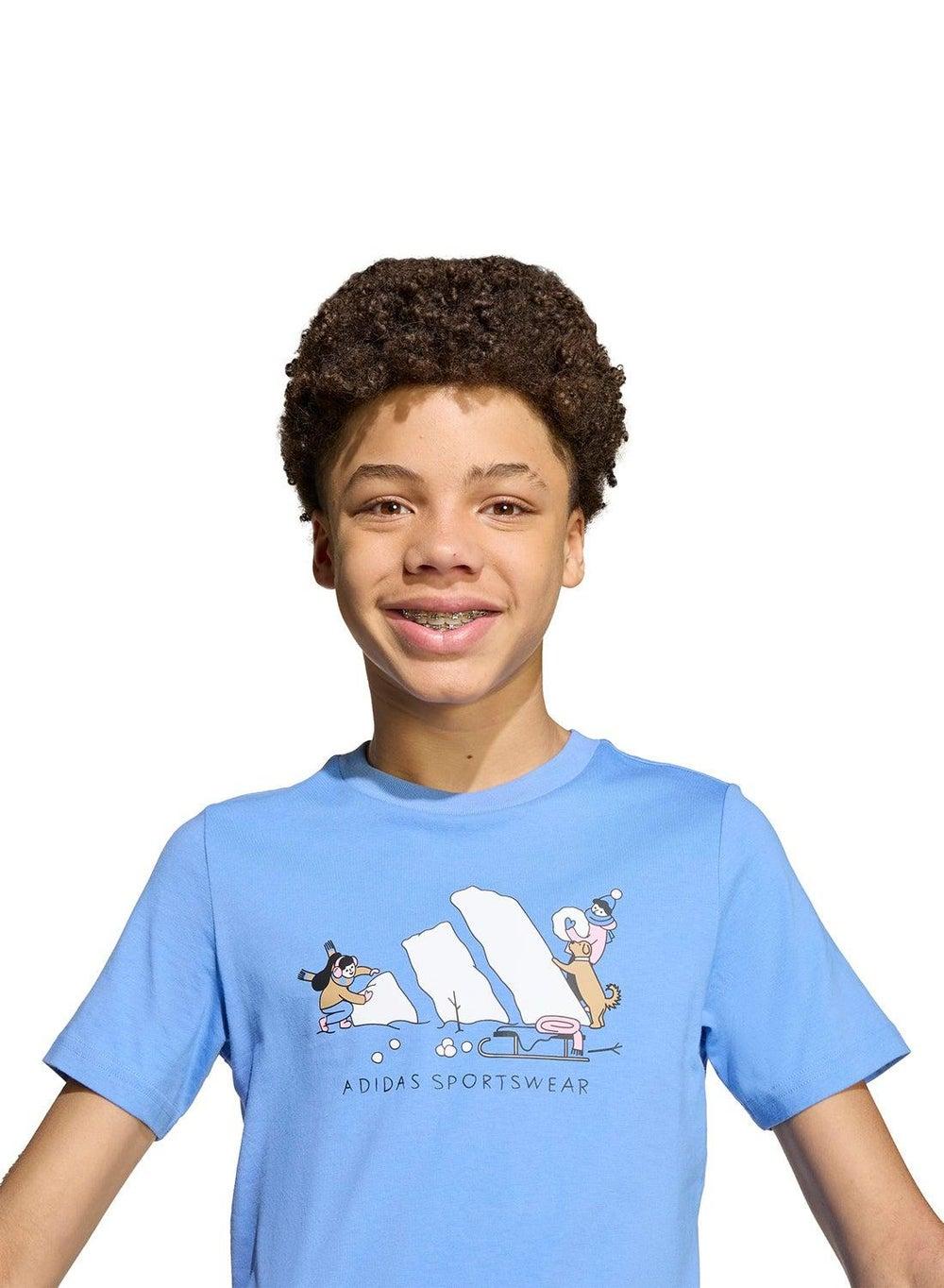 Winter Sports Graphic Junior T-Shirt - Image 1