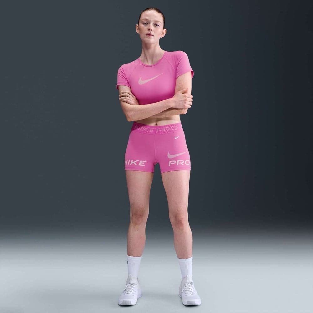 Nike Women's Pro Printed Bike Shorts - Image 1