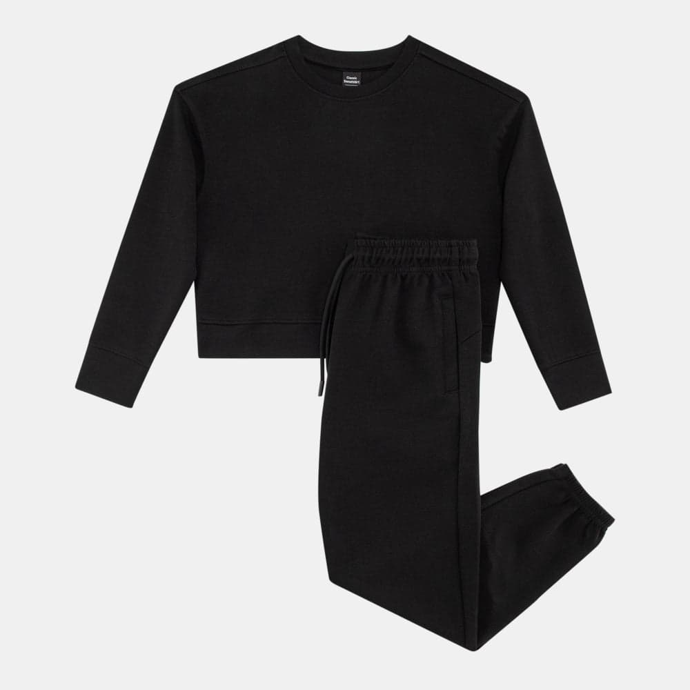 Kids' Cotton Terry Hoodie and Sweatpants Set - Image 1