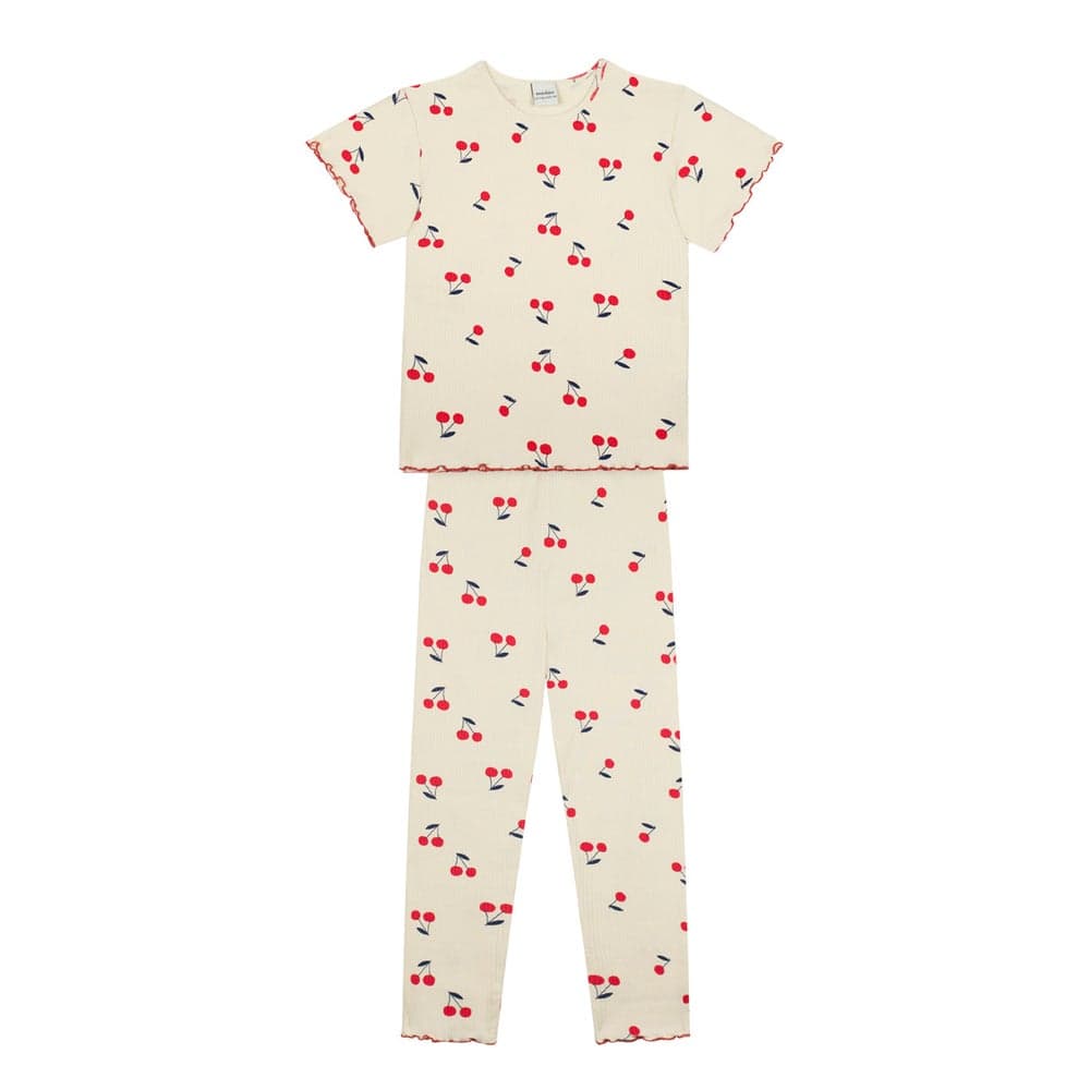 Cherry Girls Organic Cotton Pyjamas Set - Image 1