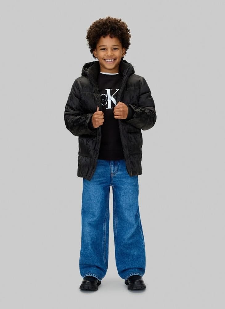 Youth Logo Puffer Jacket - Image 1