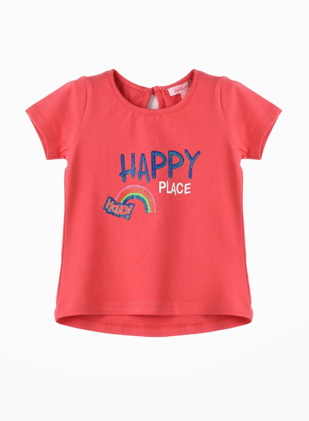 Sunshine Squad Cotton Tees for Girls - Image 1