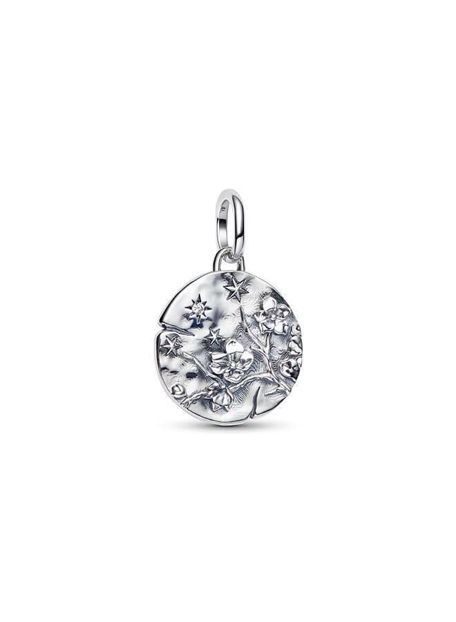 Cherry Blossom Vivat Floreat Medallion Charm - Image 1