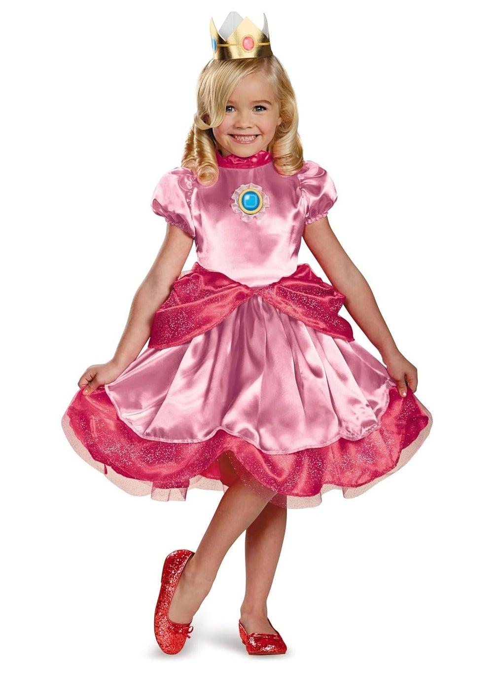 Princess Peach Toddler Costume for Girls - Image 1
