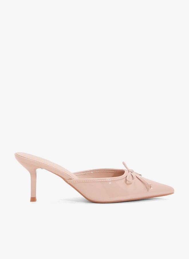 Heeled Mule With Buckle - Image 1