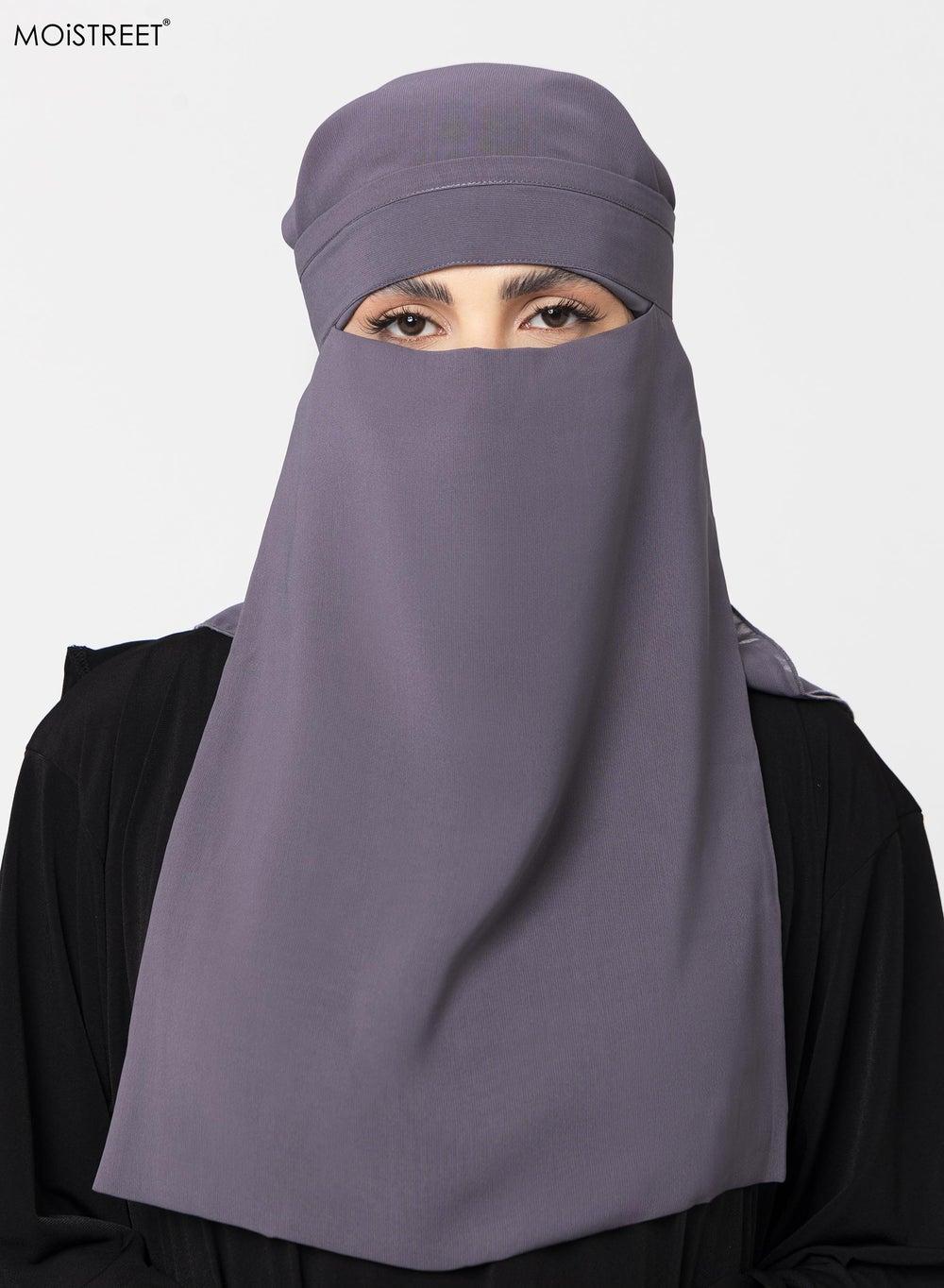 MOiSTREET Wool Chiffon Niqab for Everyday Modesty - Image 1