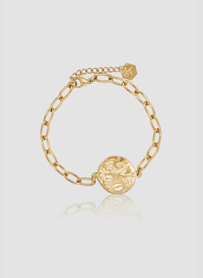 AURORA Moon and Sun Pendant Bracelet - Image 1