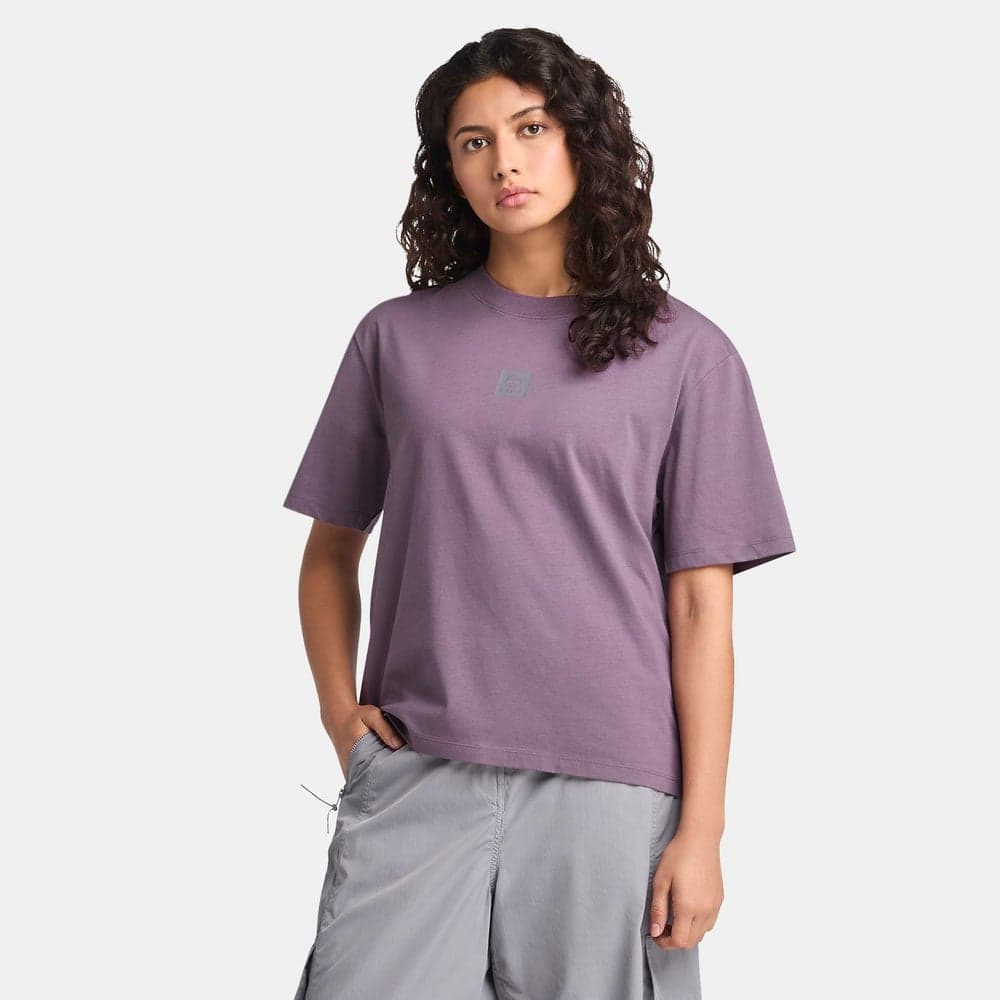 Women's Stack Logo Cotton T-Shirt - Image 1