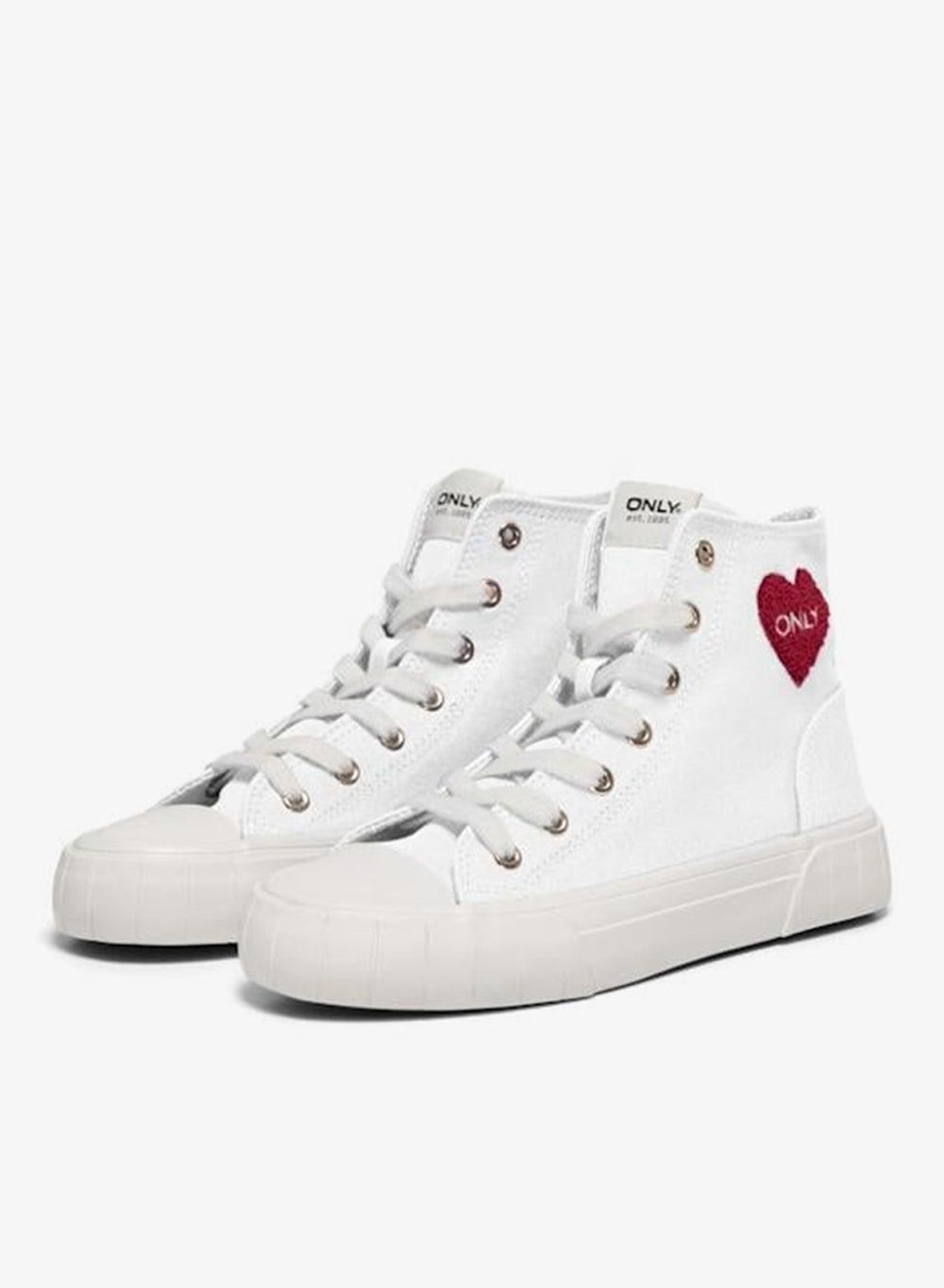 Onlliv-11 Canvas High Top Sneakers - Image 1