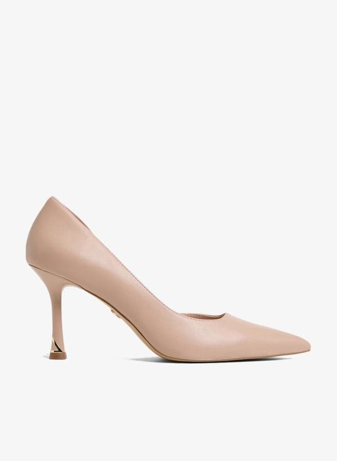 Livianna Heeled Sandals with Gold Heel Detail - Image 1