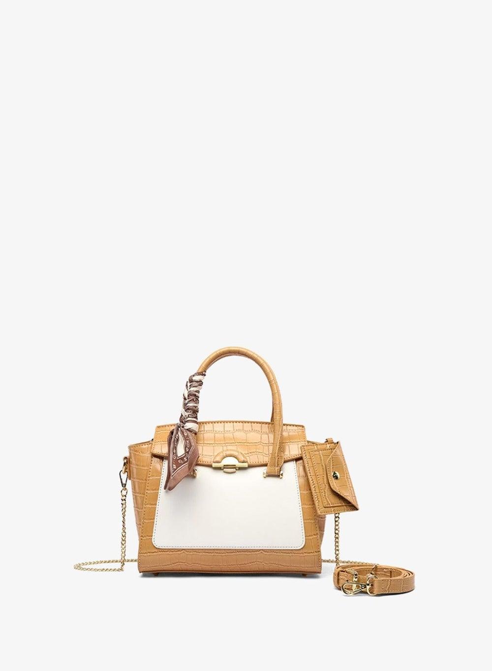 Front Flap Shoulder Bag ZY 2305 with Scarf - Image 1