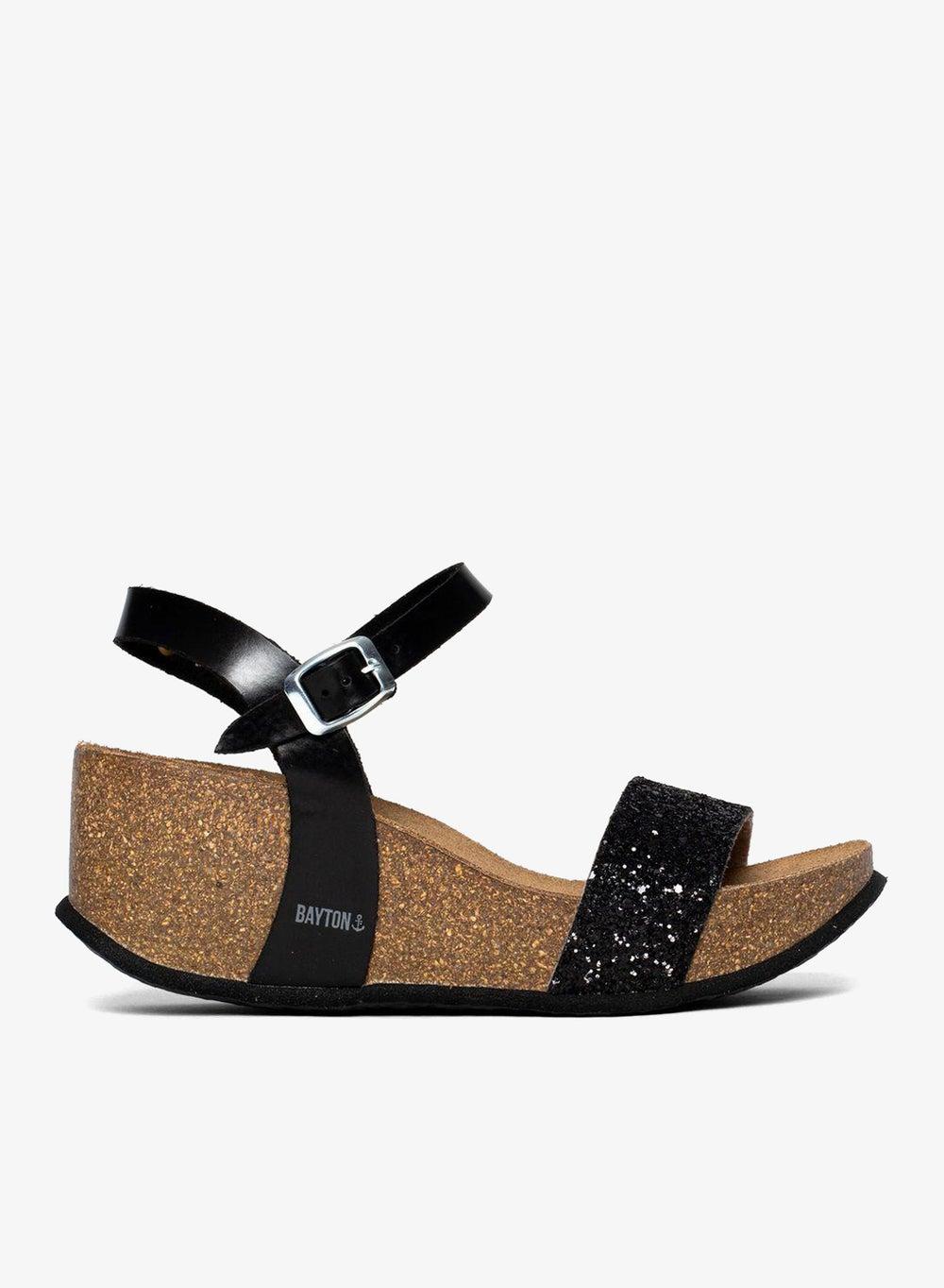Hyas Strappy Mid Heel Wedges - Image 1