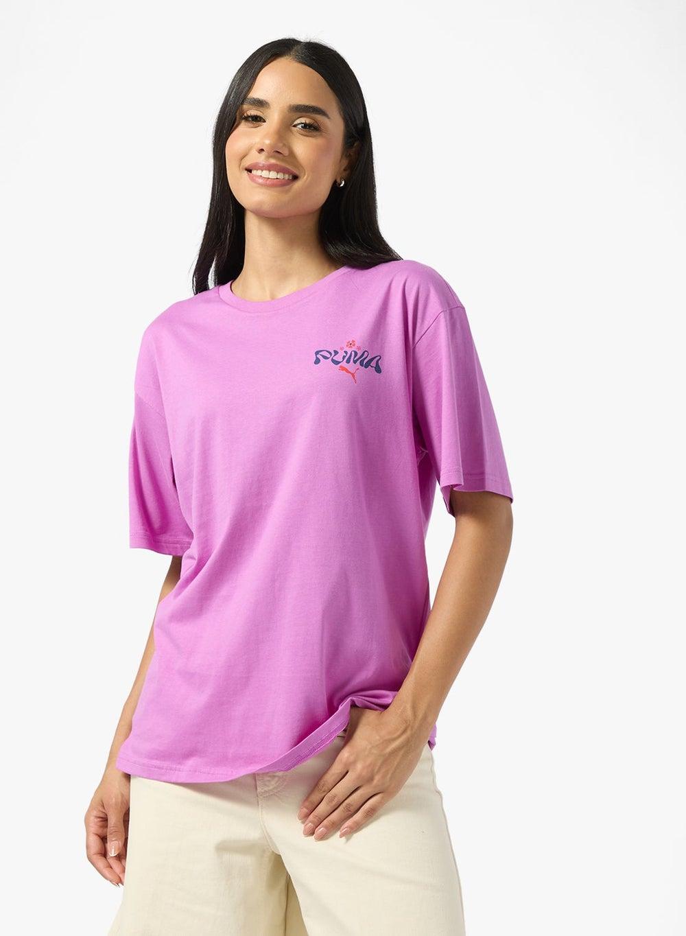 Floral Pack Relaxed Graphic T-Shirt - Image 1