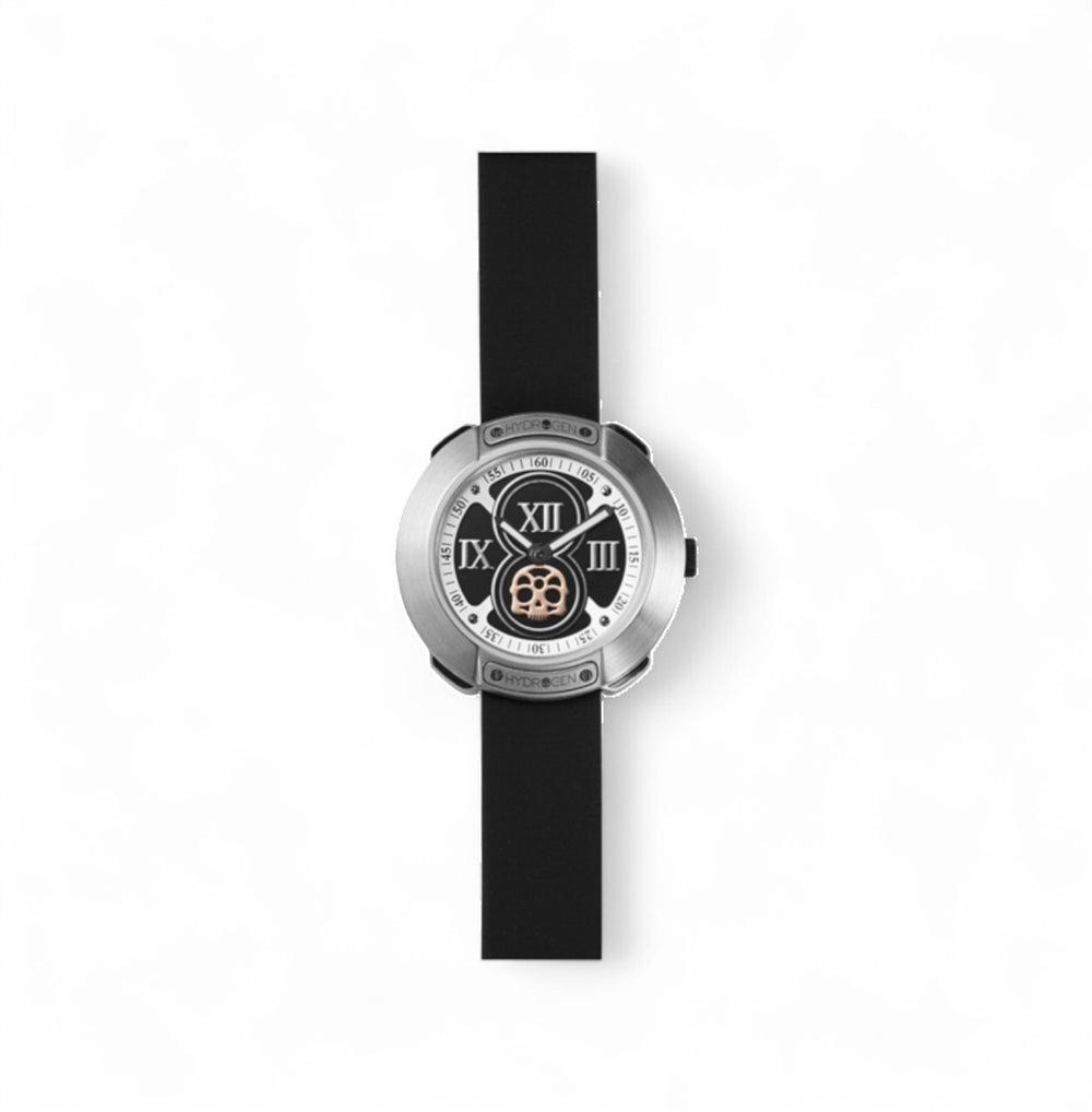 Vista Roman Silver-Black Wrist Watch - Image 1