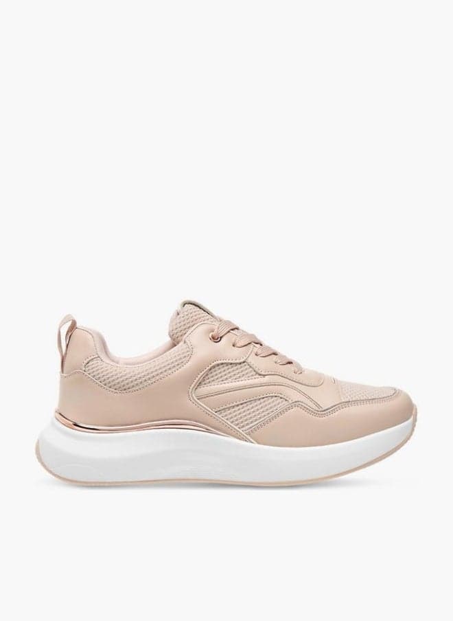 Flora Bella Panelled Ankle Lace-Up Sneakers - Image 1
