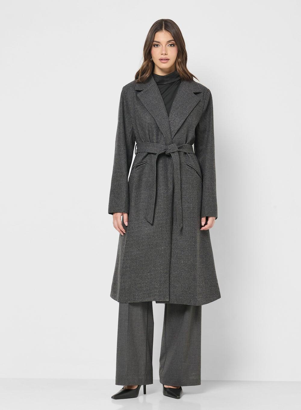 Self Tie Trench Coat for Women - Image 1