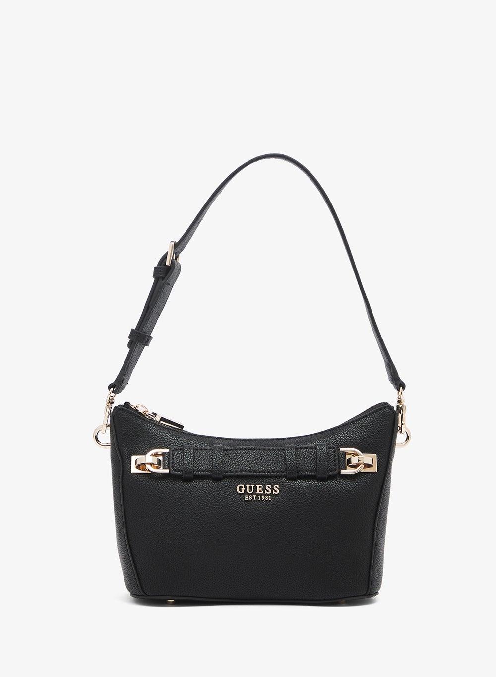 Gregoria Black PU Shoulder Bag - Image 1