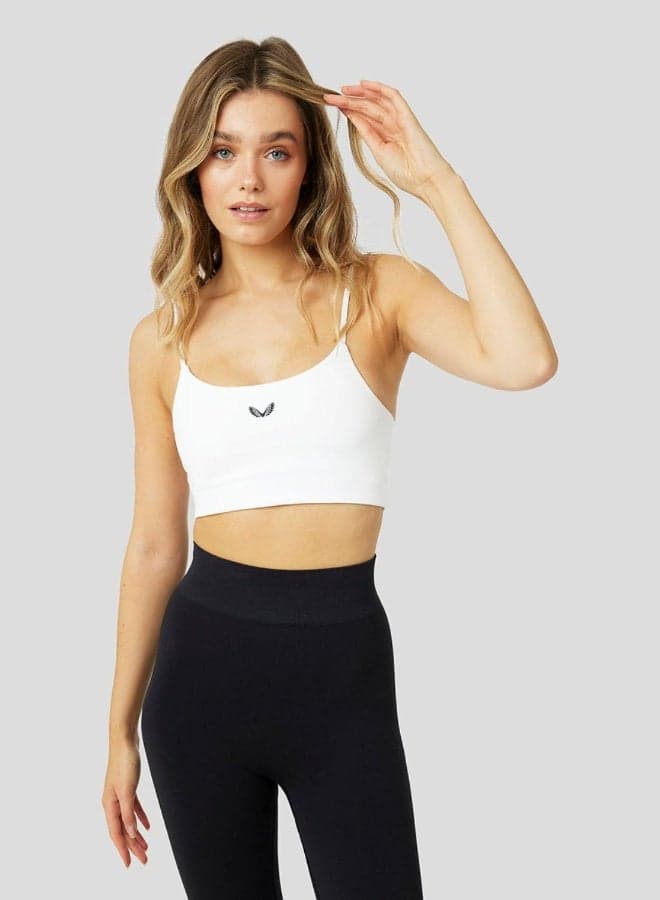 Women’s White Protek Sports Bra CF0577 - Image 1