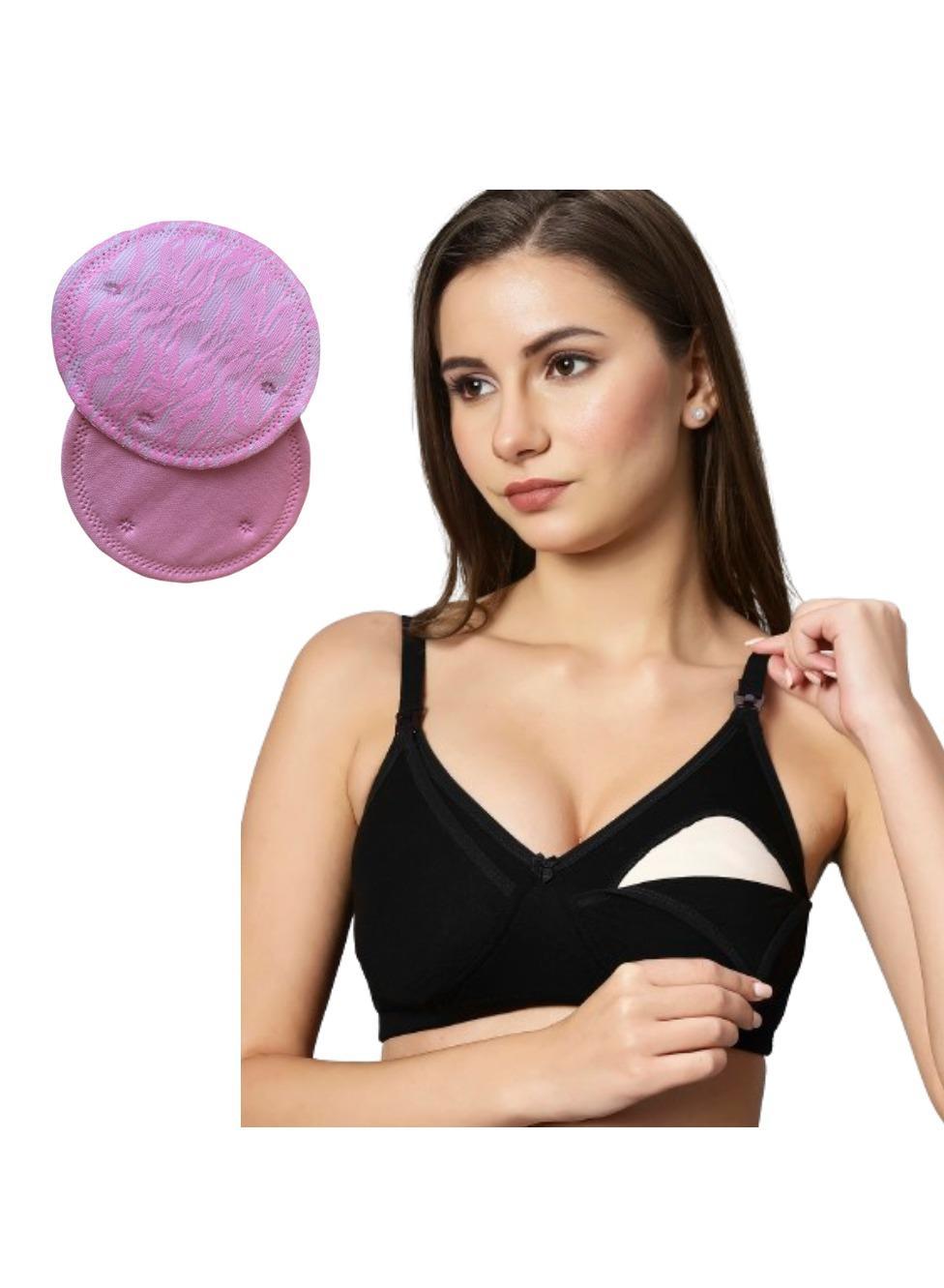 TUMMY Bamboo Cotton Non-Padded Wired-Free Nursing Bra - Image 1
