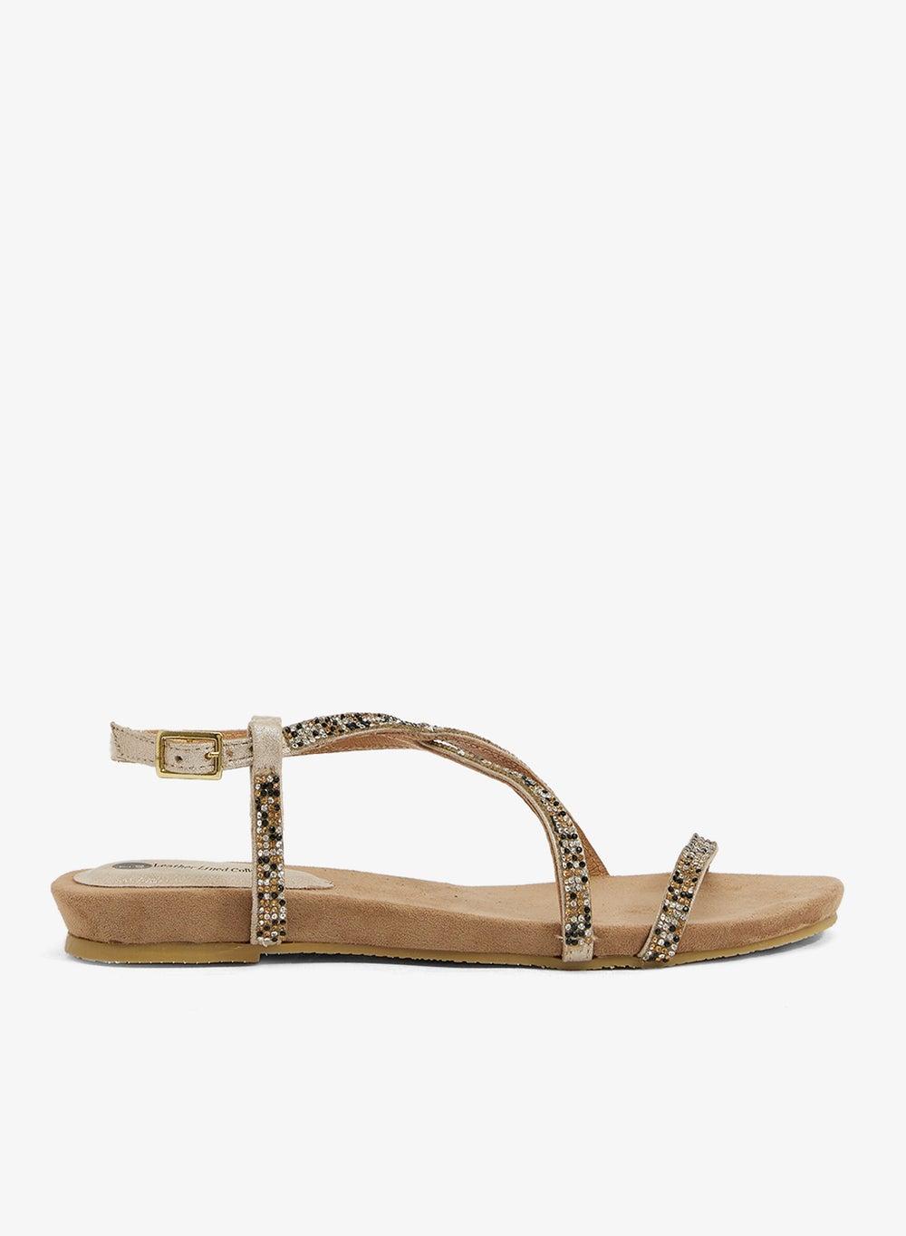 Glitter Flat Sandal for Women - Image 1