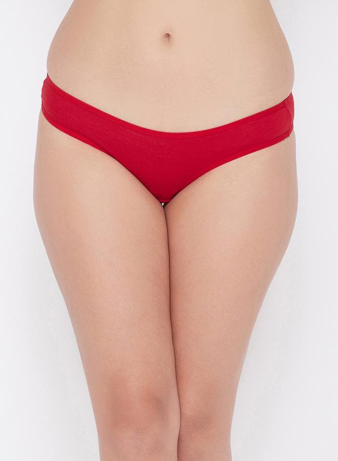 Clovia Women Plain Low Waist Bikini Briefs Pack of 3 - Image 1