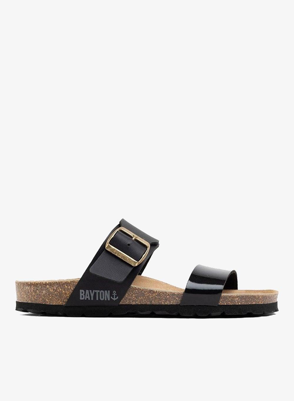 Valence Minimal Round Toe Flat Sandals - Image 1