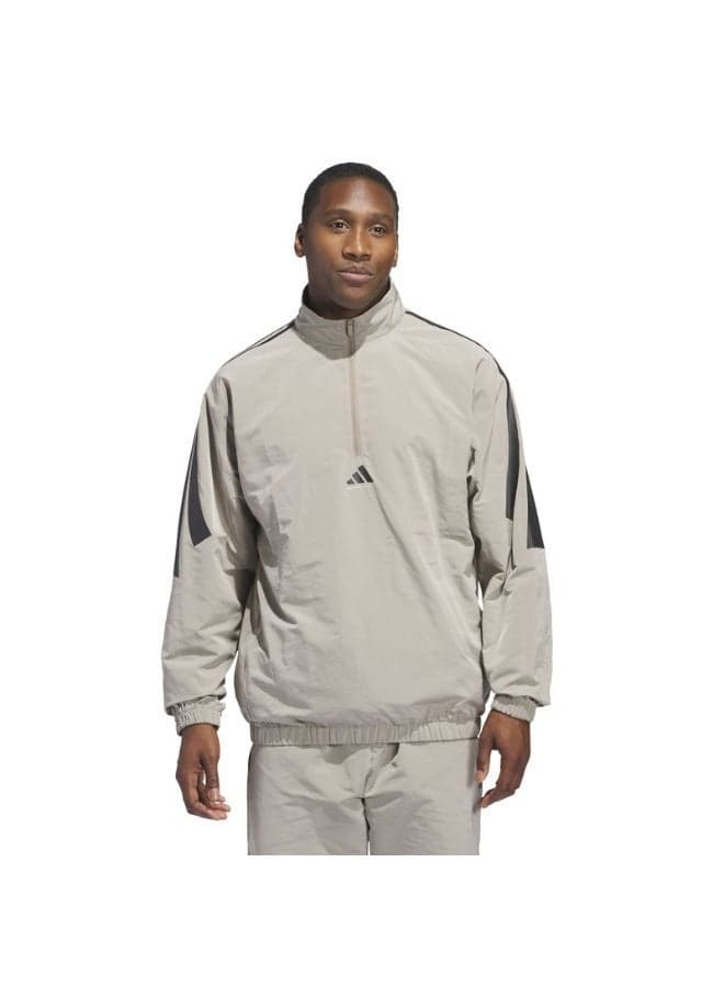adidas Basketball Woven Half-Zip Sweatshirt - Image 1