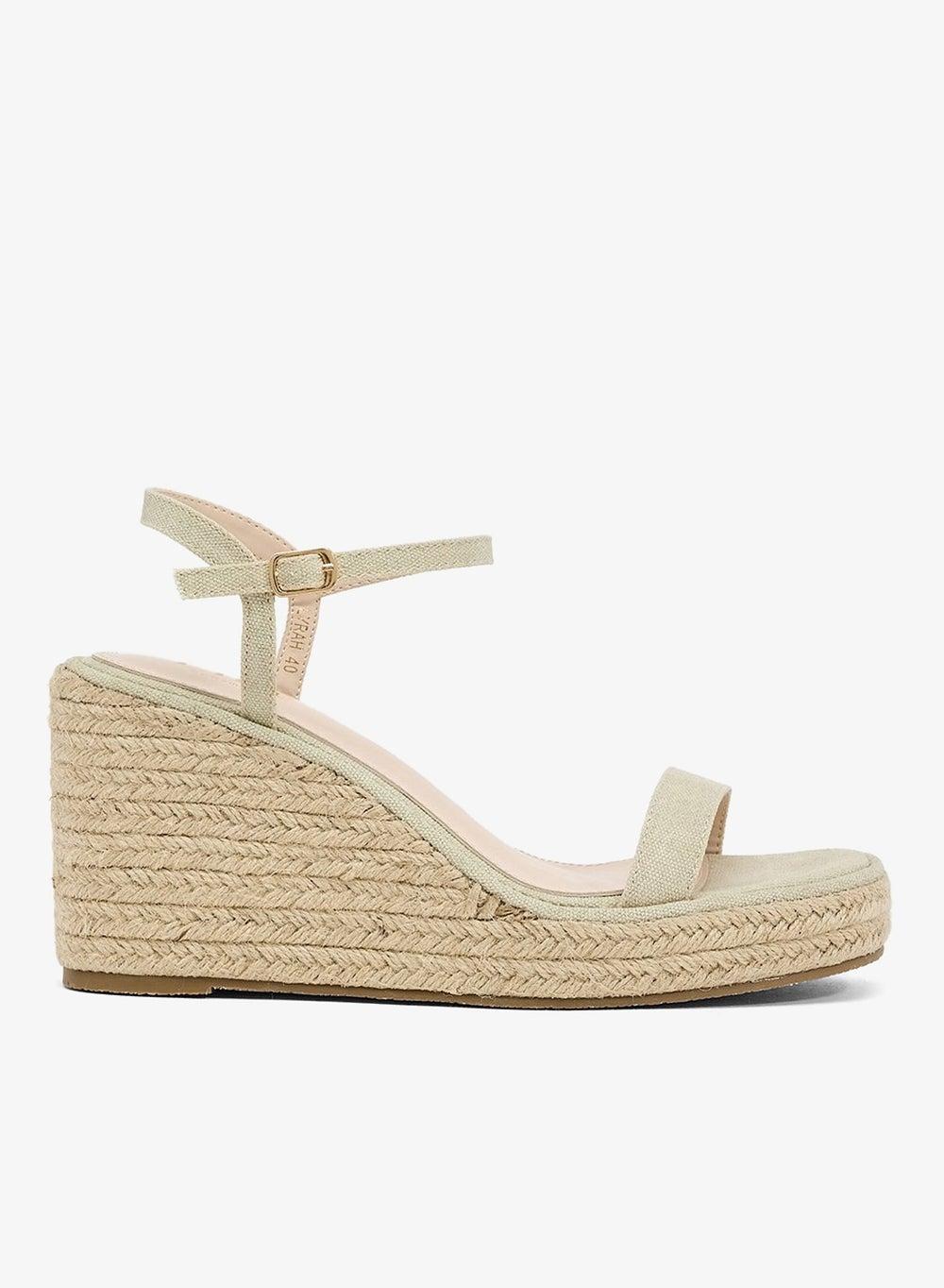Ladies High Heel Wedge Sandal - Image 1