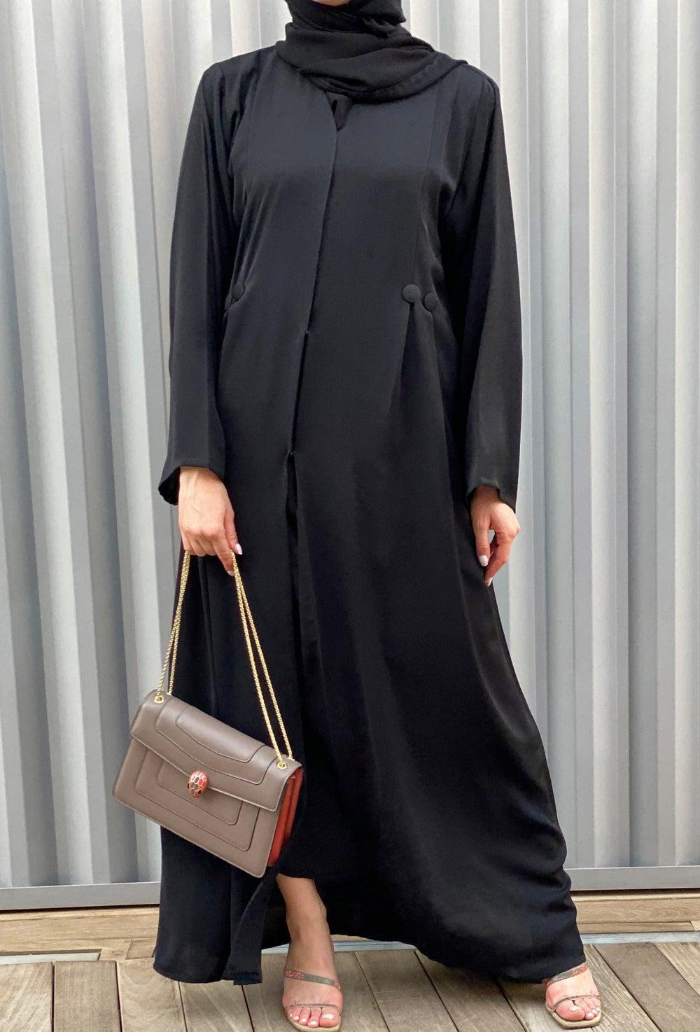 Flared Sleeve Abaya Set - Image 1