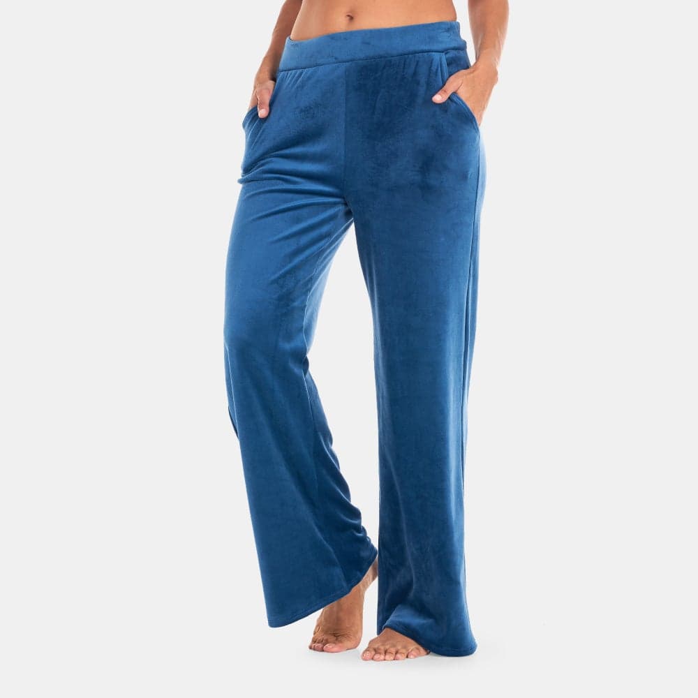 Women's Elevate Long Pants in Luxe Velour - Image 1