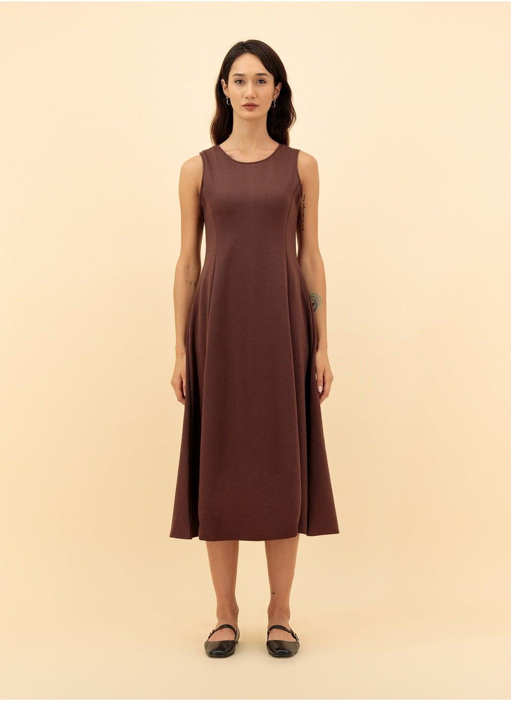 Fleece Midi Dress - Image 1