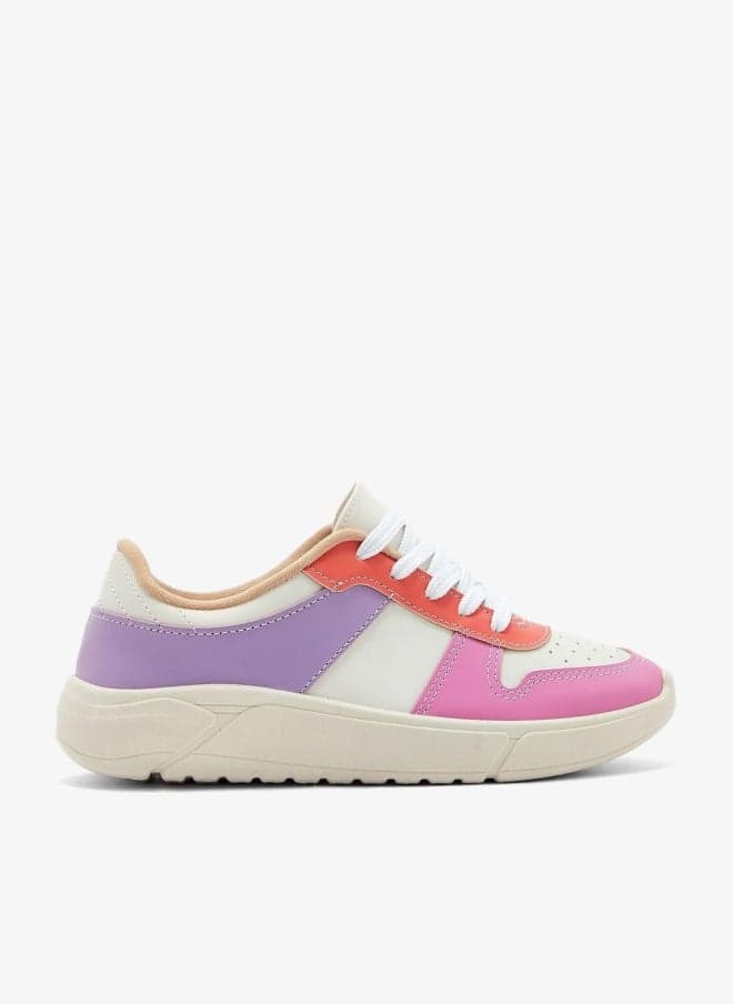 Comfort Women’s Lace-Up Low-Top Sneakers - Image 1