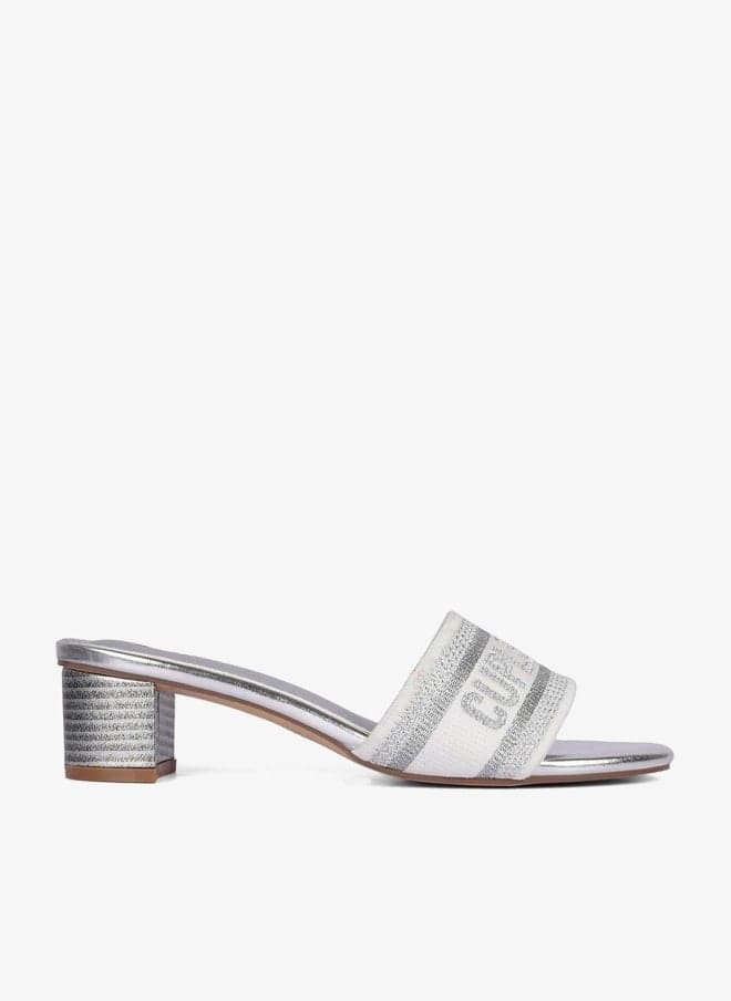 Ladies Festive Heeled Sandals - Image 1