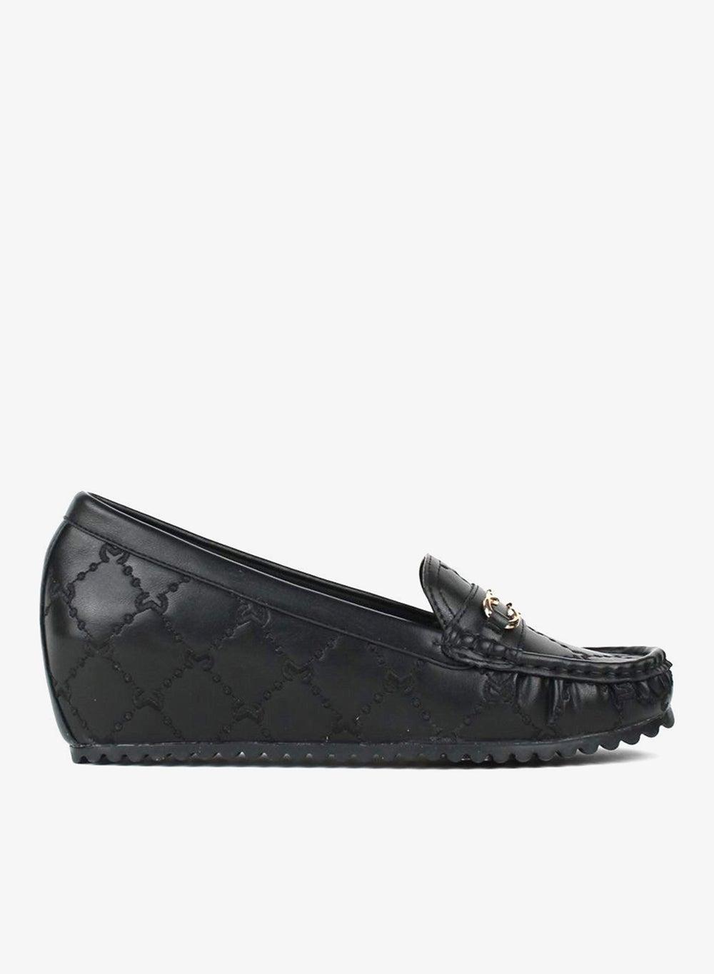 ROXY Embroidered M Wedge Moccasin Flat Shoes - Image 1