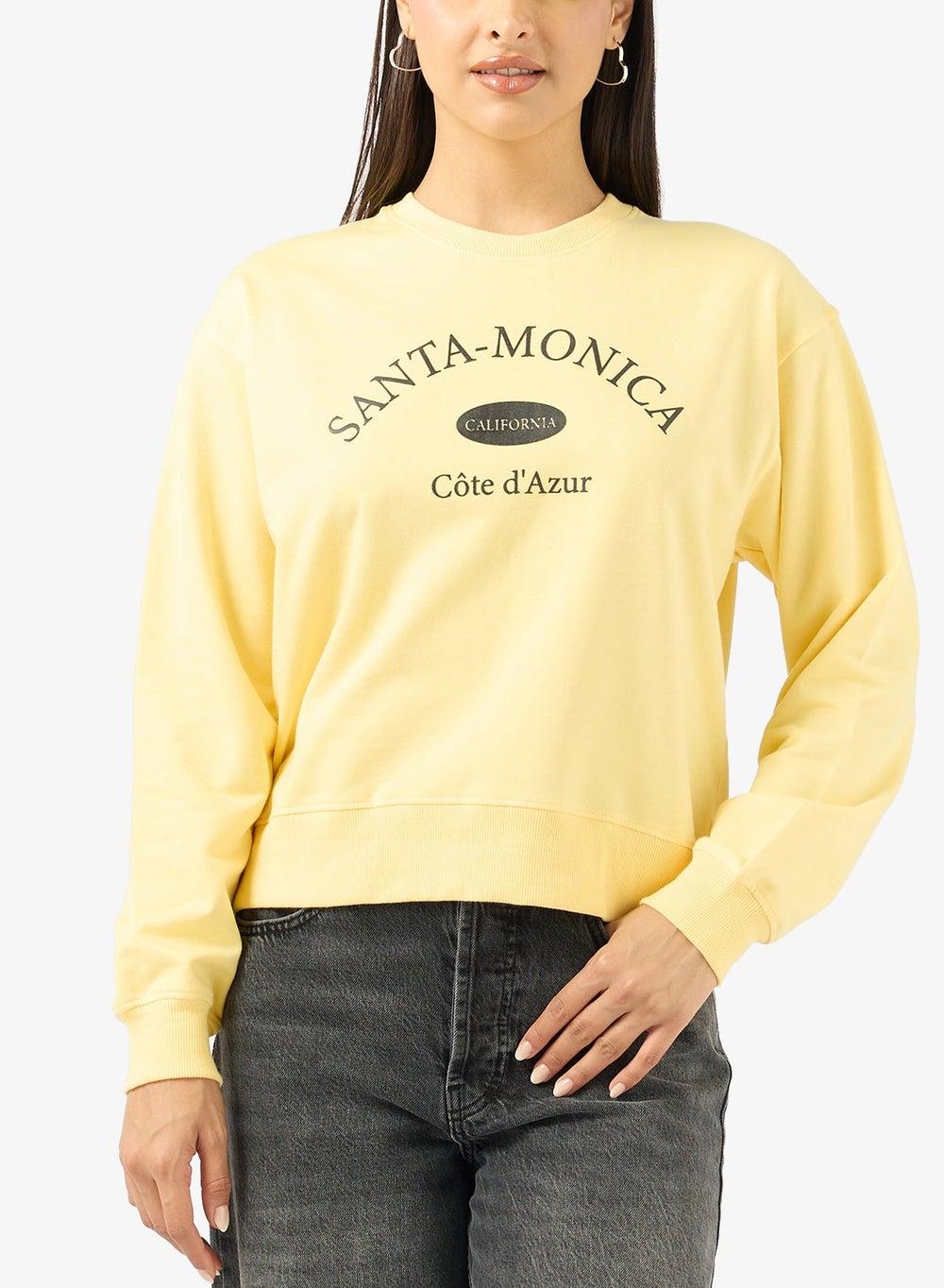 Crew Neck Oversize Travel Sweatshirt for Women - Image 1