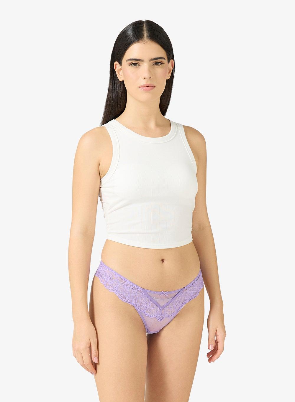 Posie Lace High-Leg Bikini Bottom - Image 1
