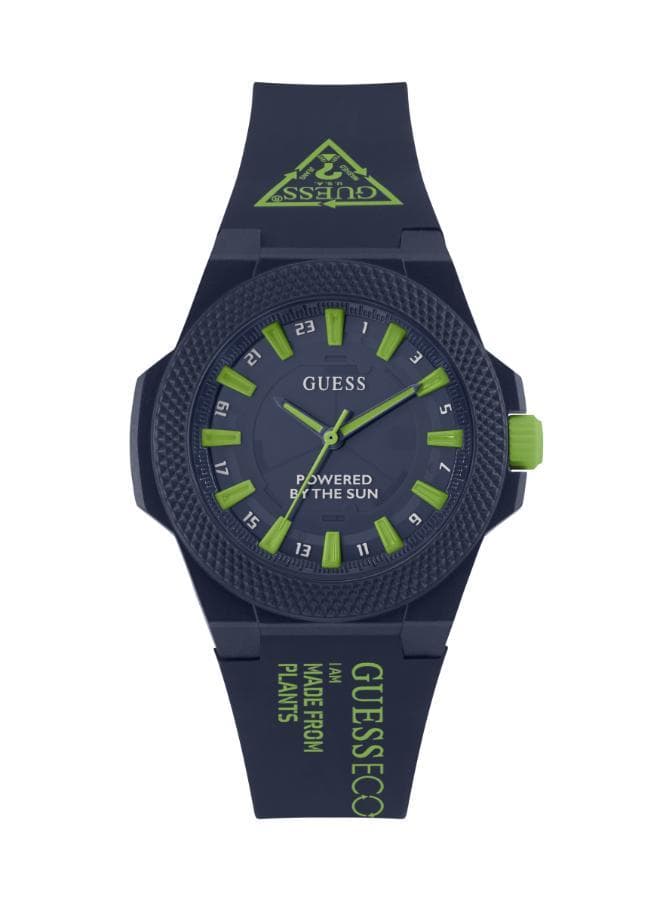 Guess Matte Dial Blue Strap Women's Analog Watch - Image 1