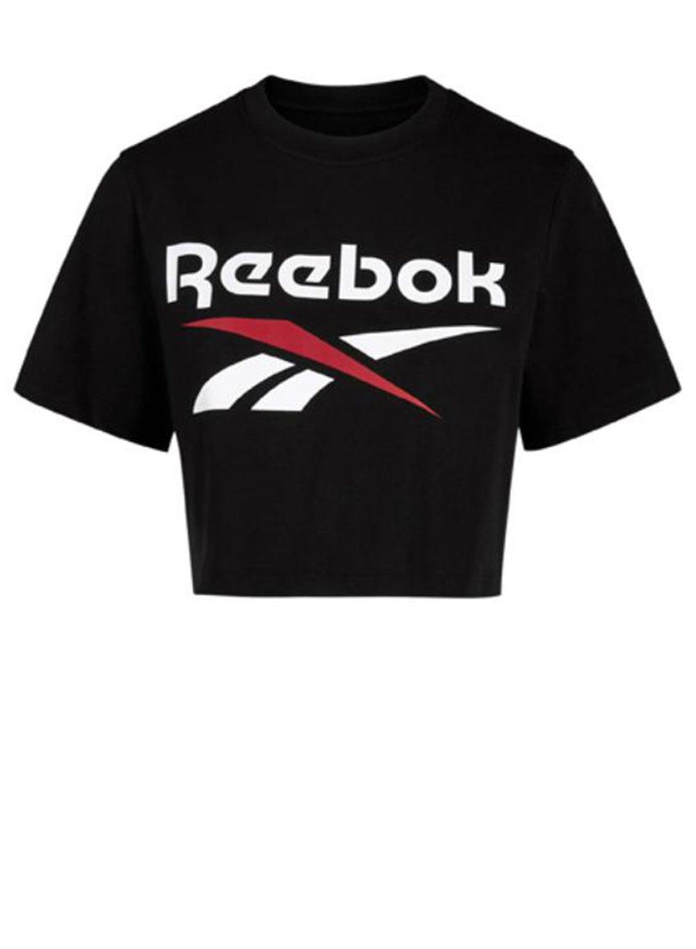 Sadie 2 Colour Logo Cropped T-Shirt - Image 1