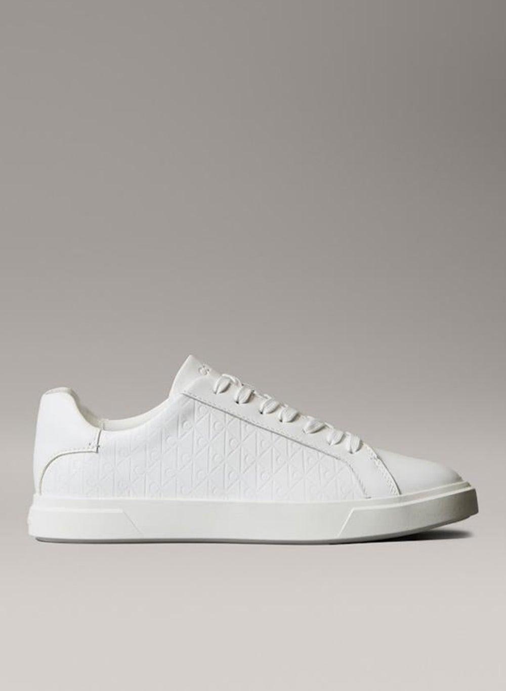 Casual Low Top Sneakers with Leather Upper - Image 1